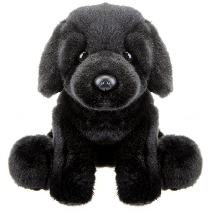 Black Labrador Soft Toy - Dog Plush Lifelike Toy - Cute Gift -Golden 30cm