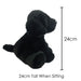 Black Labrador Soft Toy - Dog Plush Lifelike Toy - Cute Gift -Golden 30cm