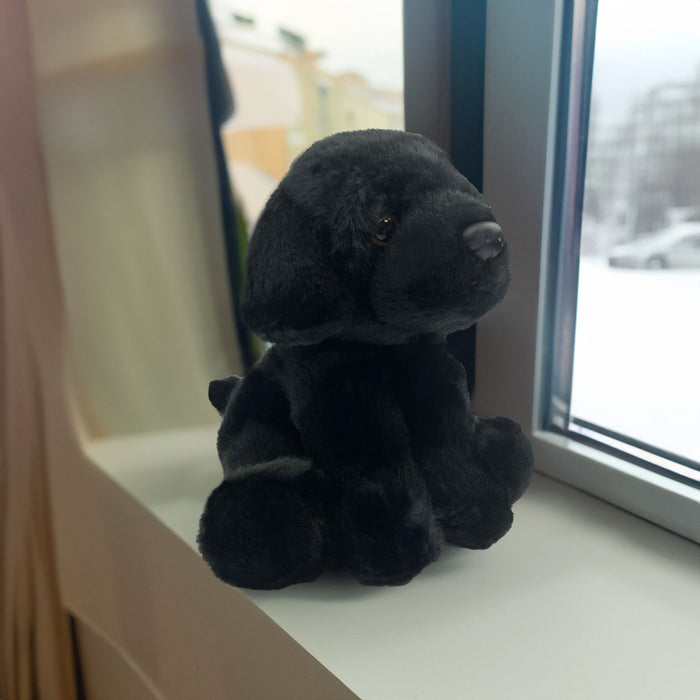 Black Labrador Soft Toy - Dog Plush Lifelike Toy - Cute Gift -Golden 30cm