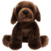 Chocolate Labrador Soft Toy - Dog Plush Lifelike Toy - Cute Gift - Brown  30cm