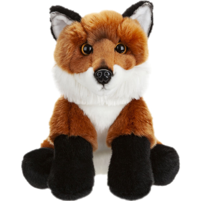 Woodland Fox 30cm Plush Lifelike Toy - Natural World Collection