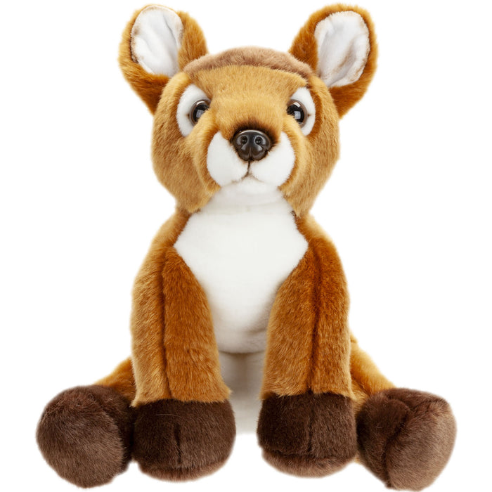 Woodland Deer 30cm Plush Lifelike Toy - Natural World Collection