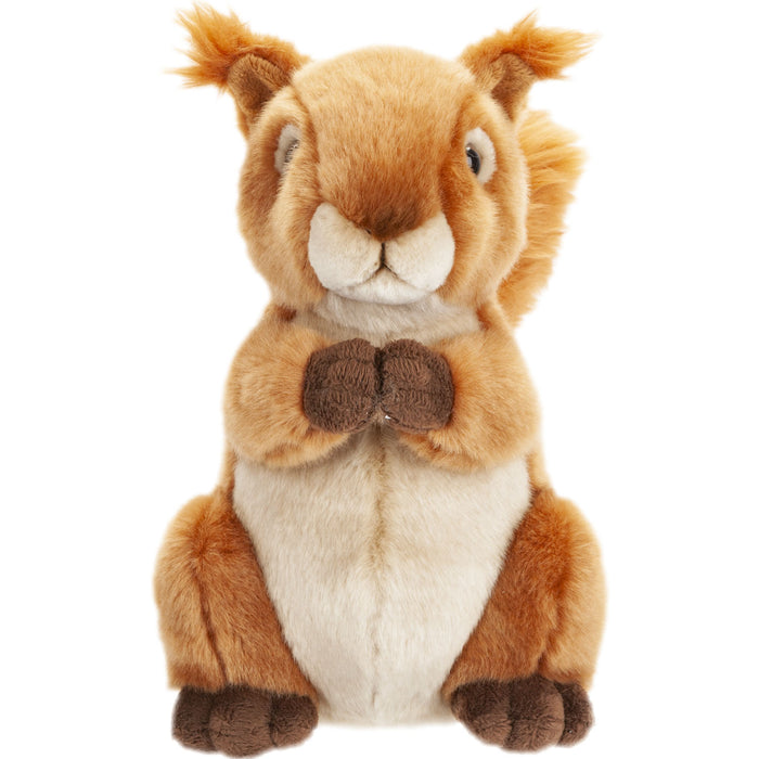 Woodland Squirrel 30cm Plush Lifelike Toy - Natural World Collection