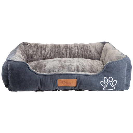 VFM/ Crufts- Corduroy and Micro Plush Bolster Bed