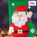 Long Leg Santa Design Christmas Stockings 54cm