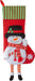 Long Leg Snowman Design Christmas Stockings 54cm