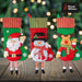 Long Leg Rudolf Design Christmas Stockings 54cm