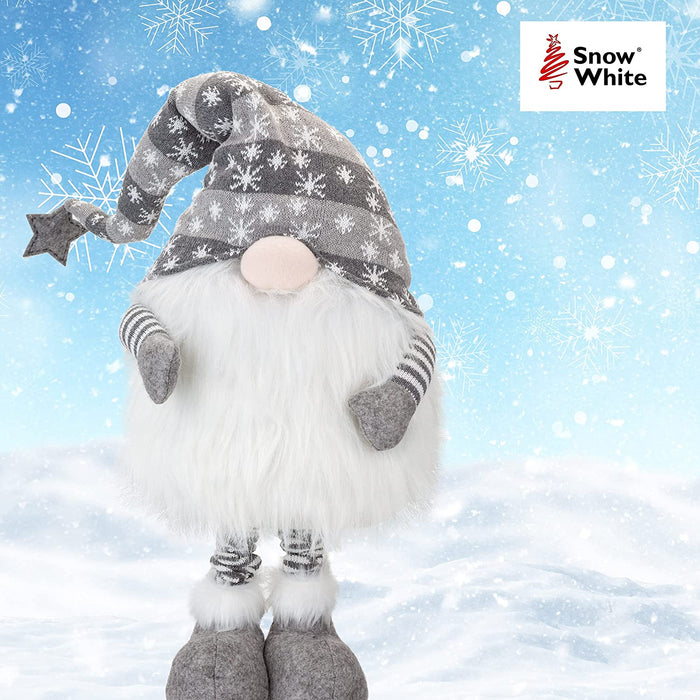 Christmas Giant Gonk Grey Standing Gnome, Xmas, Plush