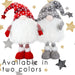 Christmas Giant Gonk Red Extending Legs Gnome, Tree Ornaments 34"/86cm