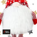 Christmas Giant Gonk Red Extending Legs Gnome, Tree Ornaments 34"/86cm