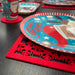 Christmas Poly Felt Red Snowflake Place Mat Set, Xmas Table