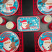 Christmas Poly Felt Red Snowflake Place Mat Set, Xmas Table