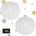 Christmas Snowflake Plush Tree Skirt - 2 Assorted