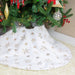 Christmas Snowflake Plush Tree Skirt - 2 Assorted