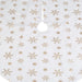 Christmas Snowflake Plush Tree Skirt - 2 Assorted