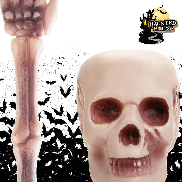 Halloween Buried Skeleton Outdoor Decoration Prop Spooky Trick or