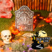 Halloween Tombstone Outdoor Prop - Scary Grave Garden Stake 41cm Detailed RIP