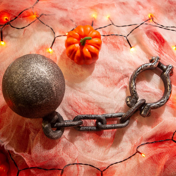 Ball & Chain Halloween Fancy Dress Accessory - Spooky Shackle