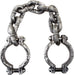 Halloween Hand Cuffs Fancy Dress Accessory Spooky Shackle Prisoner Pirate