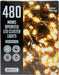 480 LED 6.2M Christmas Cluster Lights, Warm White