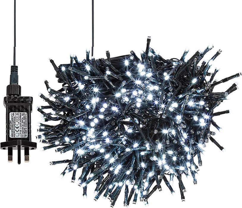720 LED 9. 35M Christmas Cluster Lights Cold White