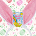 Easter Bunny Ears Headbands - White - Pink Yellow - 2 Pack