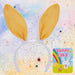 Easter Bunny Ears Headbands - White Bunny Ears - 1 x Pink 1 x Yellow - 2 Pack