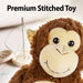 Hanging Monkey 100cm Plush Lifelike Toy With Hook and Loop Hands - Cuddle Crew