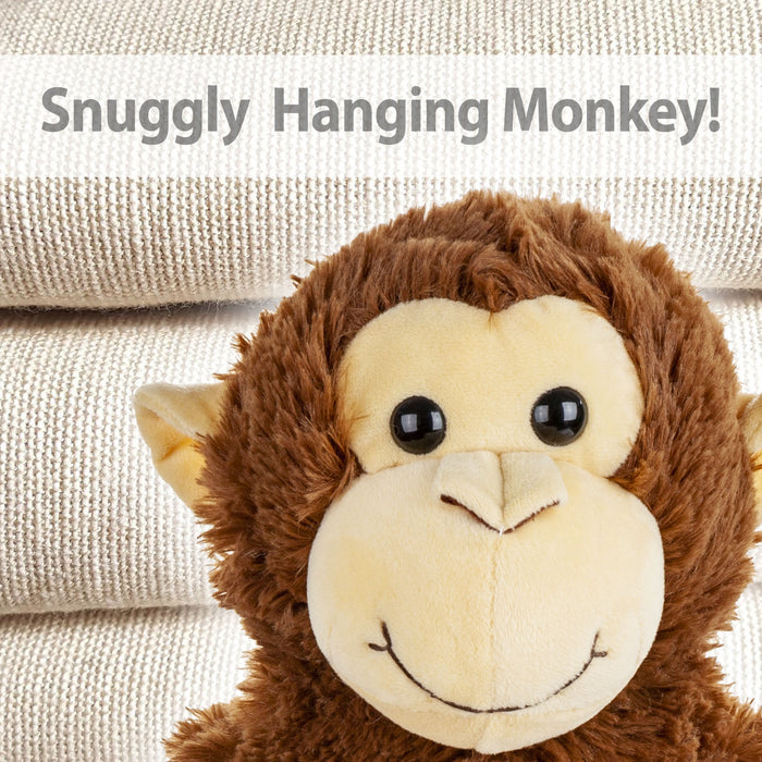 Hanging Monkey 100cm Plush Lifelike Toy With Hook and Loop Hands - Cuddle Crew