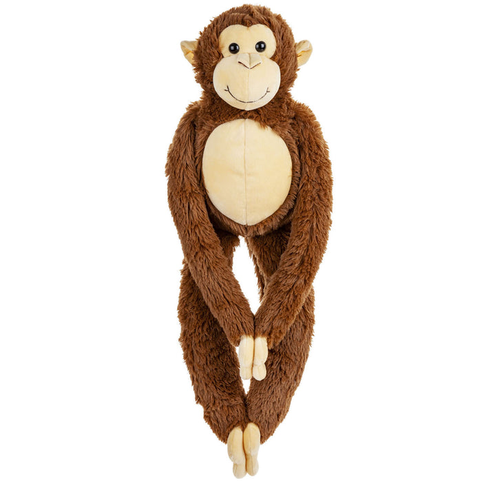 Hanging Monkey 100cm Plush Lifelike Toy With Velcro Hands Cuddle Crew vfm estore