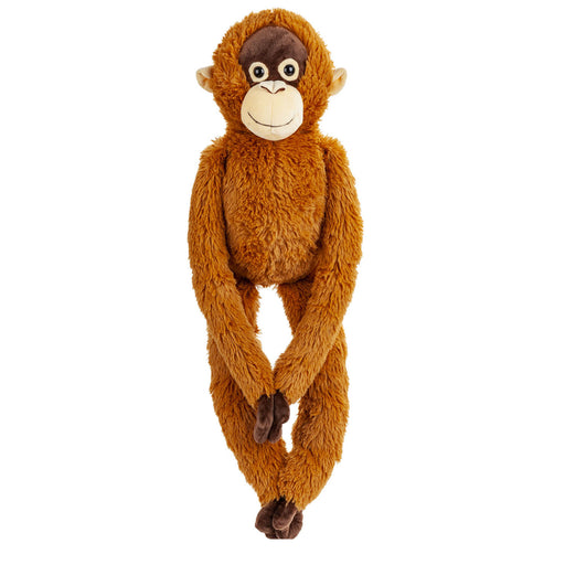 Hanging Orangutan 100cmPlush Lifelike Toy With Hook and Loop Hands - Cuddle Crew