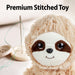 Hanging Sloth 85cm Plush Lifelike Toy With Hook and Loop Hands - Cuddle Crew