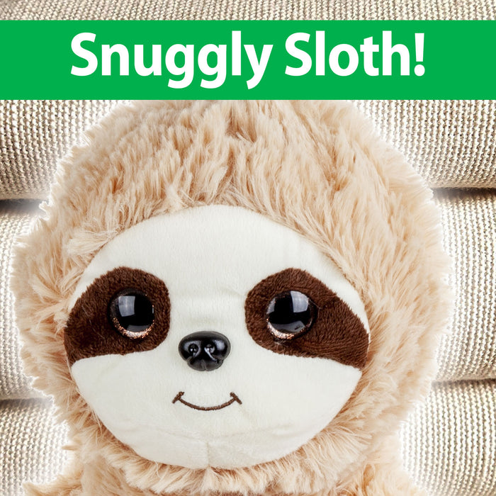 Hanging Sloth 85cm Plush Lifelike Toy With Hook and Loop Hands - Cuddle Crew