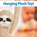 Hanging Sloth 85cm Plush Lifelike Toy With Hook and Loop Hands - Cuddle Crew