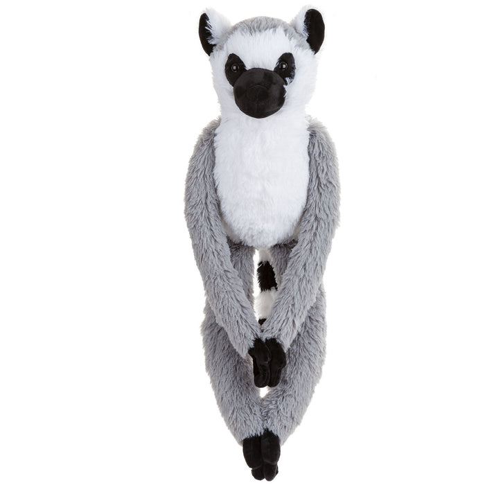 Hanging Lemur 100cm Plush Lifelike Toy With Hook and Loop Hands - Cuddle Crew