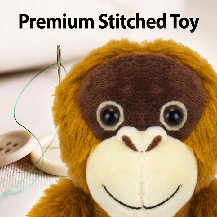 Hanging Orangutan 50CM Plush Lifelike Toy With Hook and Loop Hands - Cuddle Crew