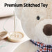 Brody Bear 40cm Plush With Scarf Premium Fluffy Toy - Cuddle Crew