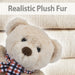 Brody Bear 23cm Plush With Scarf Premium Fluffy Toy - Cuddle Crew