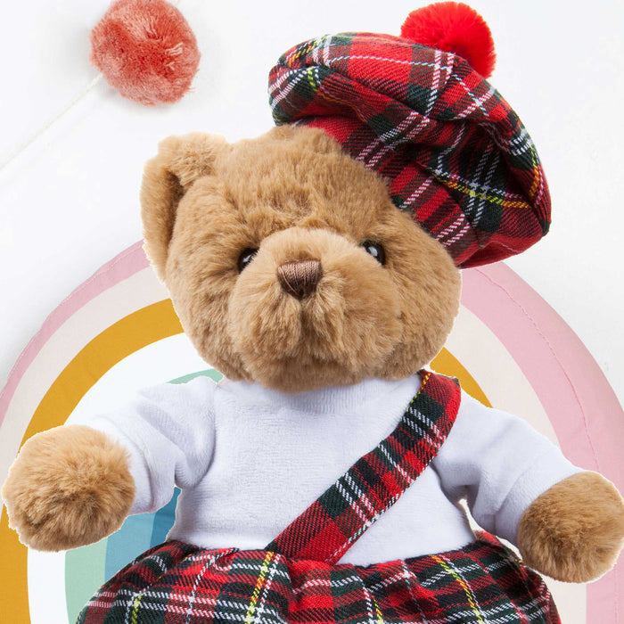 Tam O Shanter Tartan Bear 24cm, Soft Toy, Cuddly