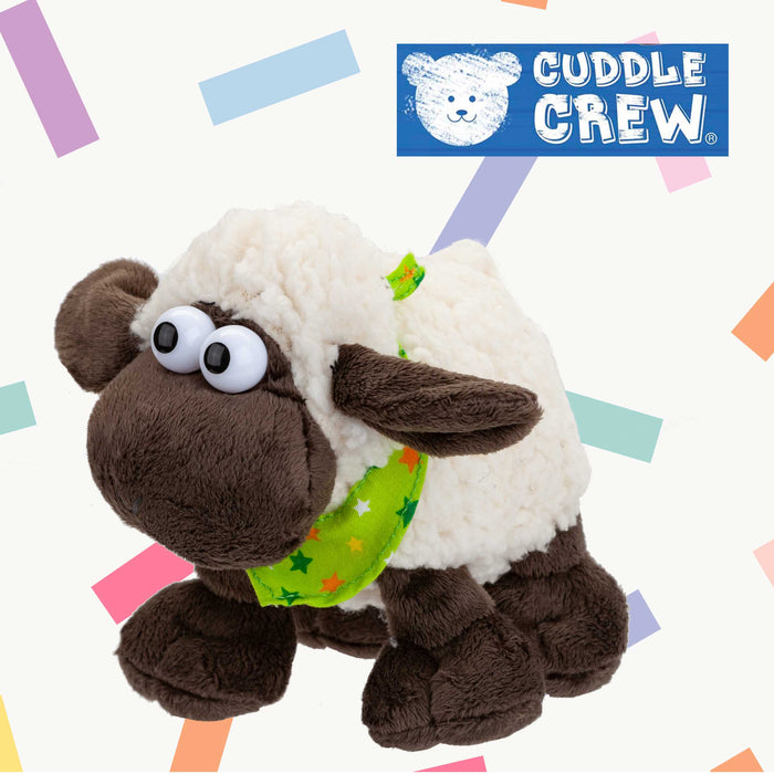 Woolly Sheep with Comical Eyes Plushie 22cm