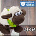 Woolly Sheep with Comical Eyes Plushie 22cm