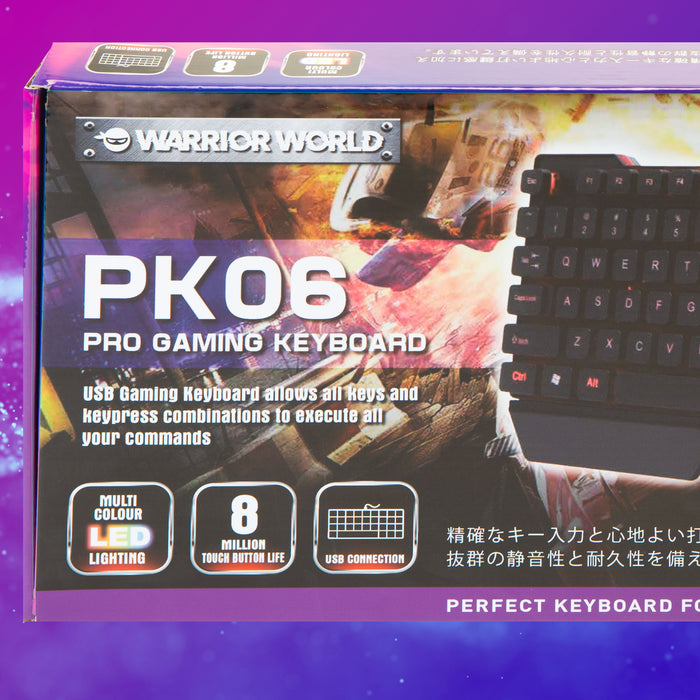 Pro Gaming Keyboard In Colour Box