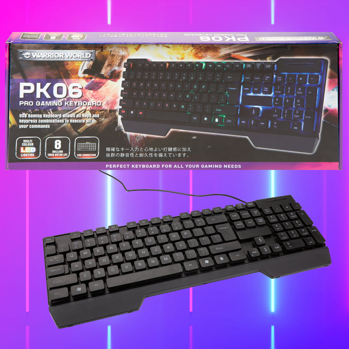 Pro Gaming Keyboard In Colour Box