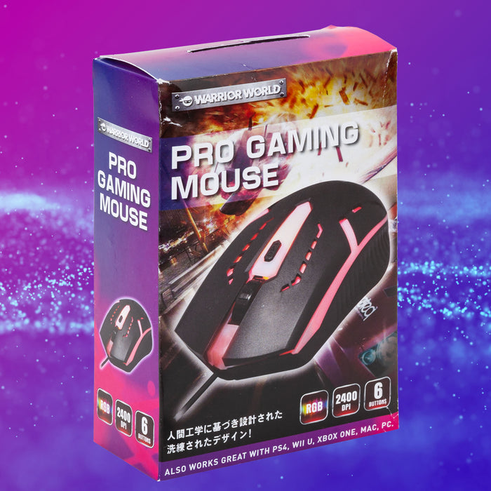 Pro Gaming Mouse In Colour Box