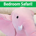 Ultrasoft 30cm Pink Elephant Luxury Pastel Ruffled Plush Cuddly Toy