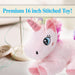 Unicorn Soft Toy Pink 16cm Lying Unicorn Super Soft Plush Cute Toy