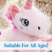 Unicorn Soft Toy Pink 16cm Lying Unicorn Super Soft Plush Cute Toy