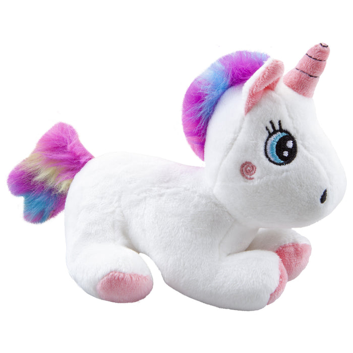 Unicorn Soft Toy White 16cm Lying Unicorn Super Soft Plush Cute Toy