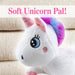 Unicorn Soft Toy White 16cm Lying Unicorn Super Soft Plush Cute Toy