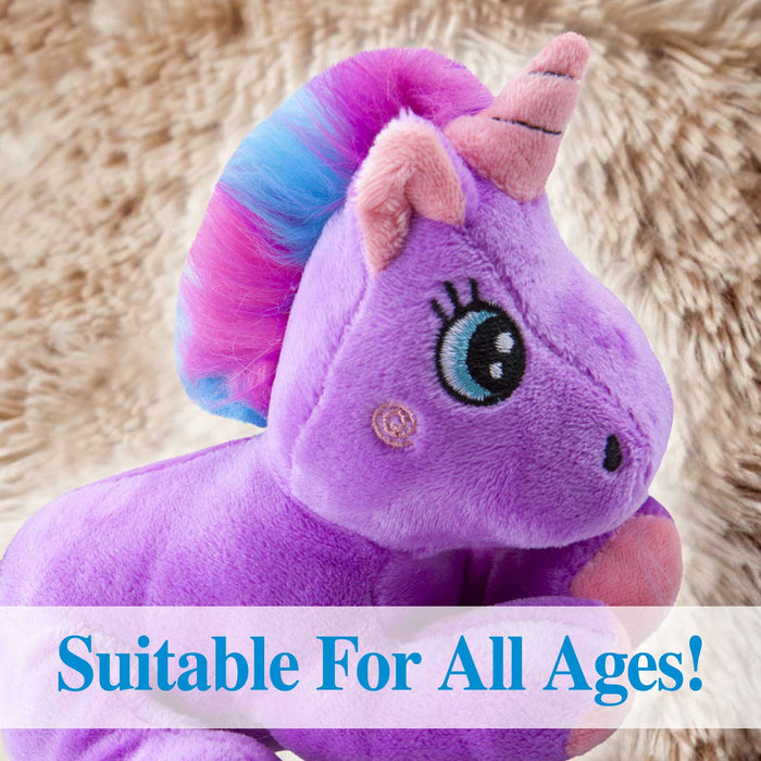 Unicorn Soft Toy Lilac 16cm Lying Unicorn Super Soft Plush Cute Toy